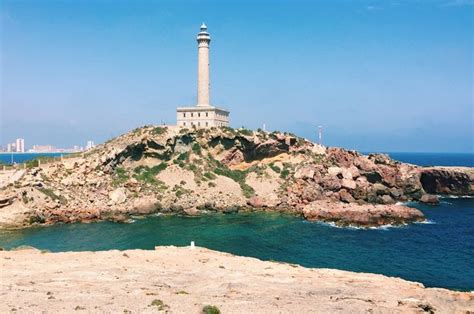 Faro De Cabo De Palos Spains Biggest Lighthouse Beach Colorful