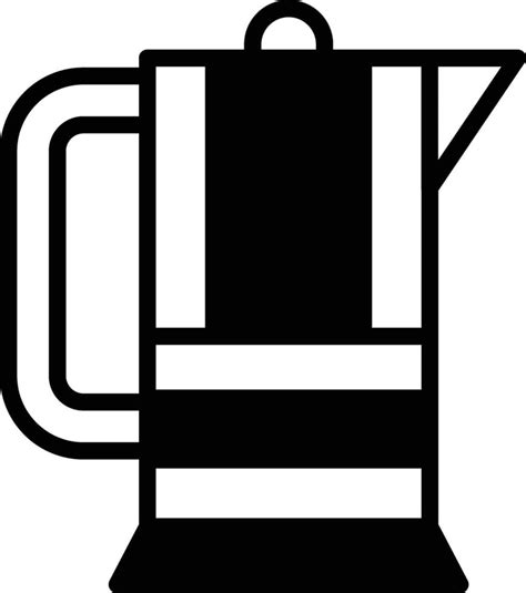 Hot Water Kettle For Making Coffee Icon Illustration In Line Style Vector Art At Vecteezy