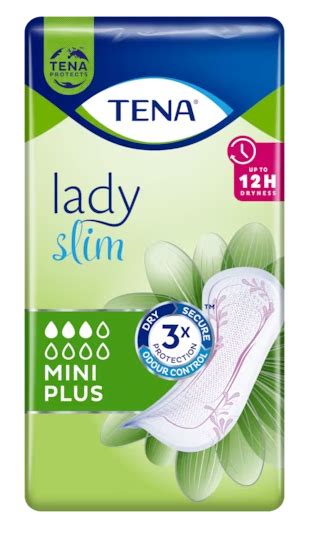 Tena Lady Slim Mini Plus cienkie wkładki urologiczne podpaski na