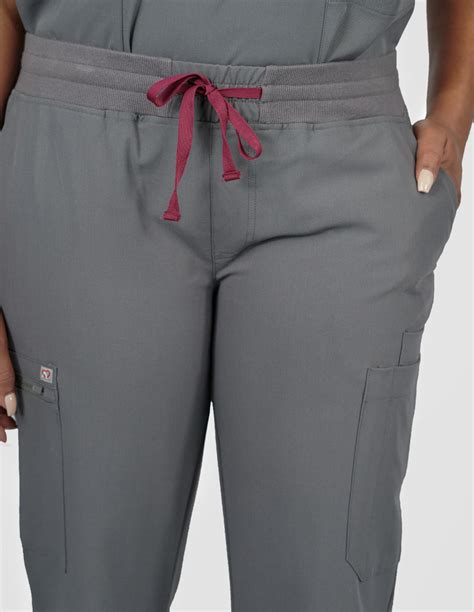 Jasmine Cargo Women S Charcoal Scrub Pants Create Amor