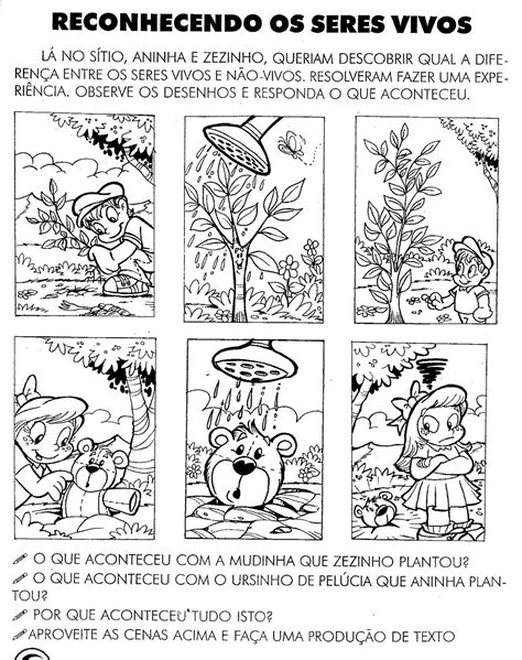 Atividade De Ciencias 2 Ano Seres Vivos No Ambiente - Seres Vivos No Ambiente 2 Ano - BRAINCP