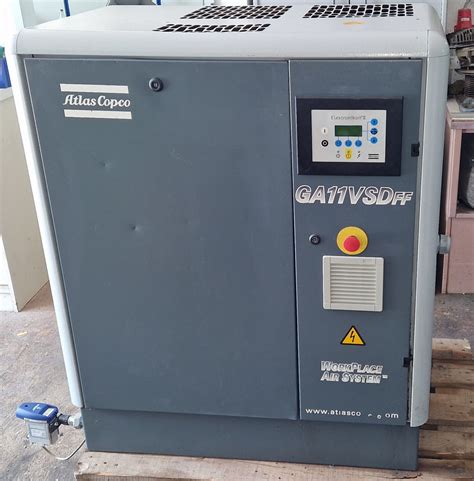 ATLAS COPCO GA 11 VSD FF Screw Compressor Gebruikt