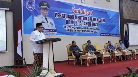 Pemko Payakumbuh Sosialisasikan Permendagri Nomor Tahun Tentang