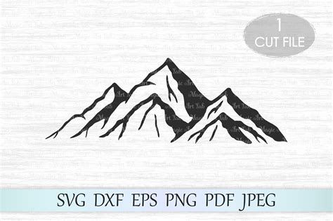 Mountain svg, Mountains svg file, Mountain clipart, Camping svg By ...