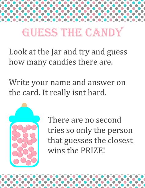 Guess How Many Candies Are In The Jar Printable - Printable Word Searches