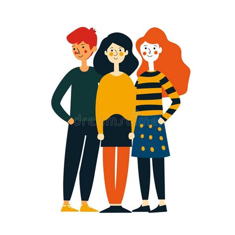 young companionship stock illustrations  young companionship