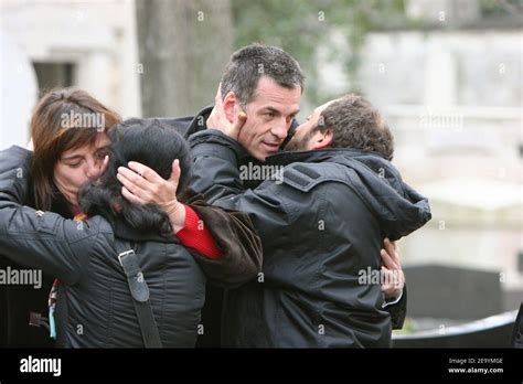 L Actrice Fran Aise Michele Bernier Avec L Ex Mari Bruno Gaccio Aux