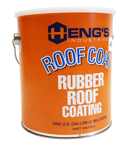 Hengs White Rubber Roof Coating Gallon Hanna Trailer Supply