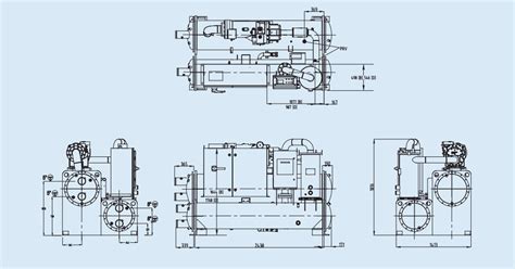 YVWA Water Cooled Variable Speed Screw Chiller Clime Comfort