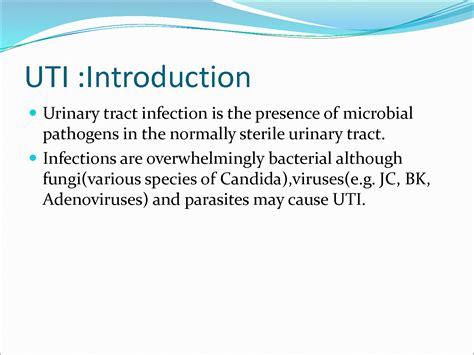 SOLUTION Urinary Tract Infection Studypool