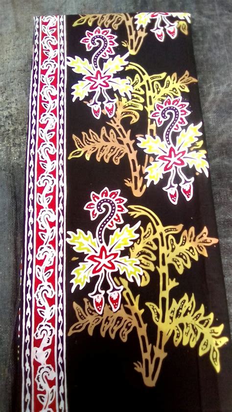 detail sketsa batik gajah oling koleksi nomer