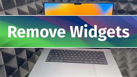 How To Remove Widgets On Macbook Pro Youtube