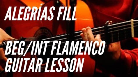 Alegrias Falseta Fill W Ligado Flamenco Guitar Lesson For