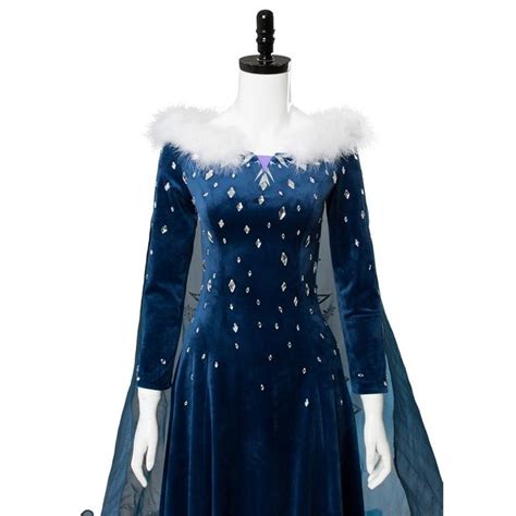 Frozen Princess Elsa Full Dress Cosplay Costume Princess Elsa Dress