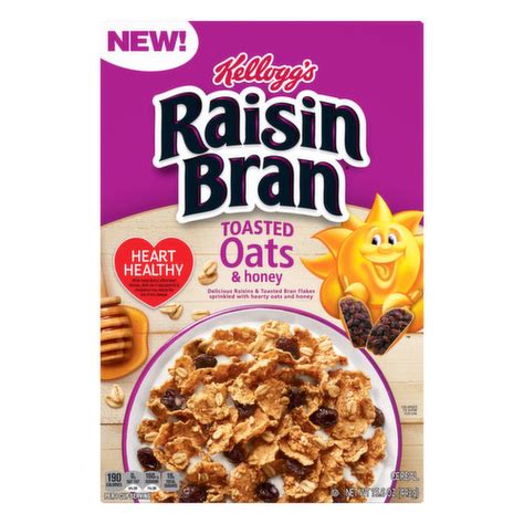 Raisin Bran Crunch Breakfast Cereal Toasted Oats And Honey