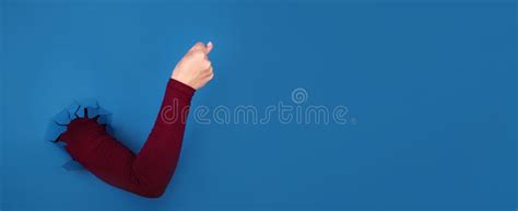 Hand Showing the Fig Sign Panoramic Stock Photo - Image of hand ...