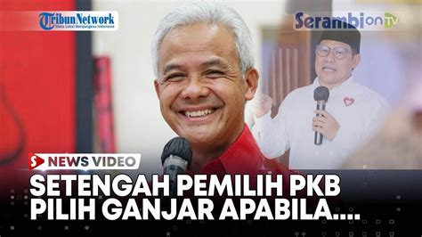 Survei Terbaru Setengah Pemilih Pkb Akan Pilih Ganjar Apabila Cak Imin