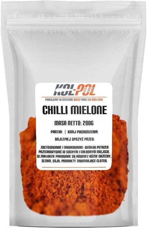 Kolpol Chilli Mielone G Papryka Ostra Chili Ceny I Opinie Ceneo Pl