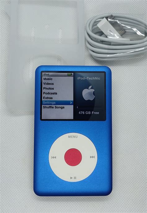 Apple Ipod Classic Th Th Gen Bluewhitered Mah Battery