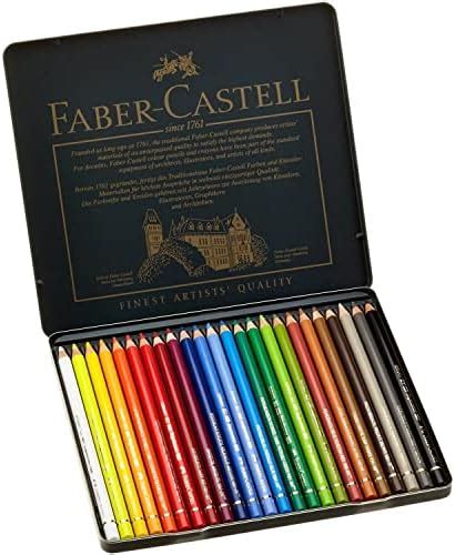 Faber Castell Polychromos Color Pencil Set Pack Of 24 Multicolor