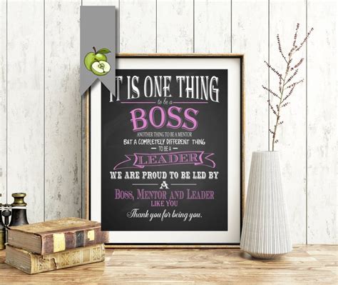 Boss Appreciation Gift Boss Week Boss Day Thank You Boss - Etsy