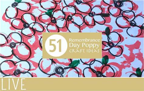 51 Remembrance Day Poppy Craft Ideas - EverythingMom