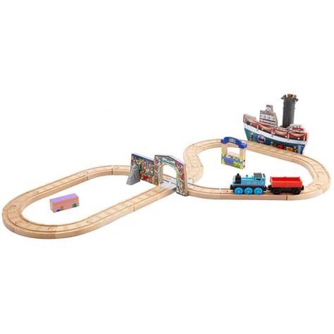 Thomas & Friends Wooden Railway Celebration on Sodor Set - Walmart.com ...