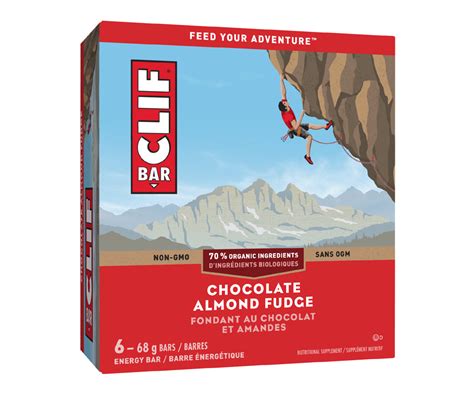 Energy Bar X G Chocolate Almond Fudge Clif Bar Nutritional