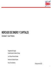 A3 DAGQ pptx MERCADO DE DINERO Y CAPITALES Actividad 3 Caso Práctico