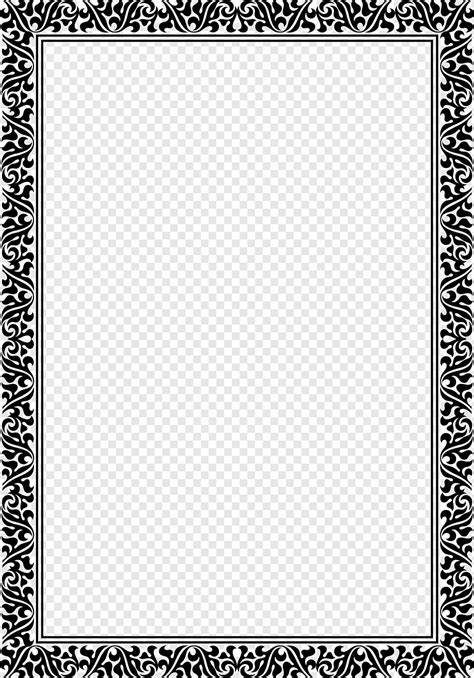 Black Border Black And White Pattern Black Frame Border Texture