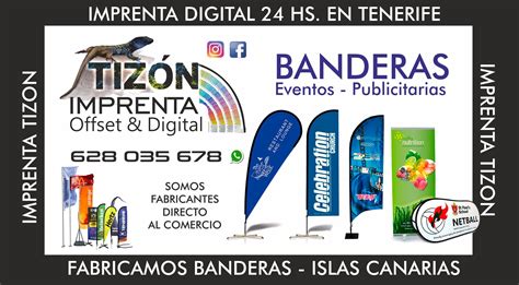 Fabrica De Banderas En Tenerife Sur Adeje Arona Publicitarias