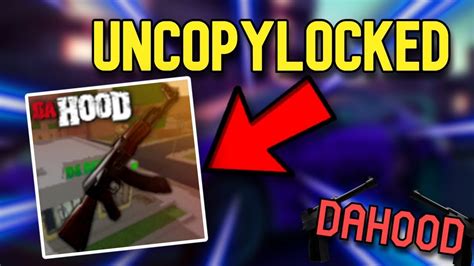 Dahood Type Game Uncopylocked Free 2023 Youtube