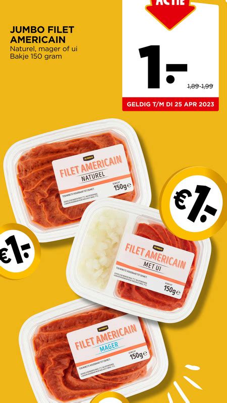 Filet Americain Folder Aanbieding Bij Jumbo Details