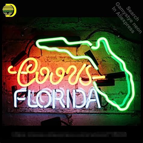 Florida Neon Burcu Coors Neon Ger Ek Cam T P Neon Klar Rekreasyon