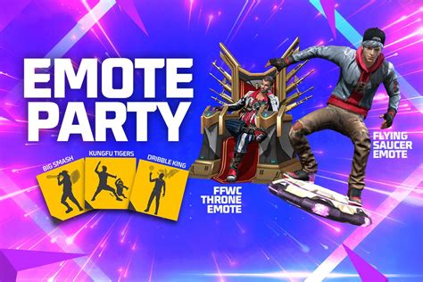 Free Fire Max Emote Party Event How To Get New Legendary Emote This Week