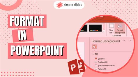 Format In Powerpoint Presentations