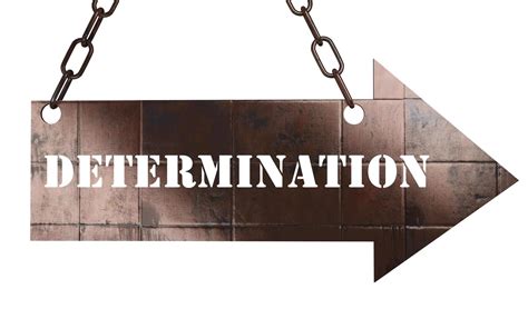 determination word on metal pointer 6184513 Stock Photo at Vecteezy