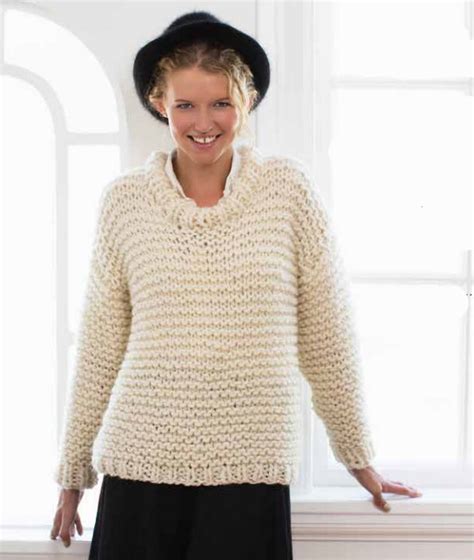 Free Chunky Sweater Knitting Pattern A Cool Weather Staple Is The