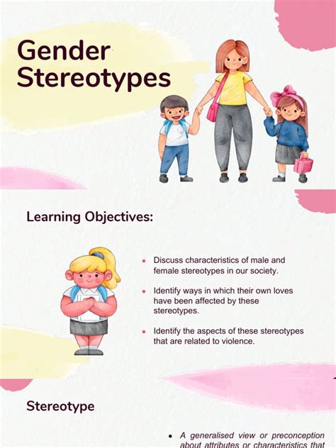 Gender Stereotype Final Pdf Stereotypes Gender Role