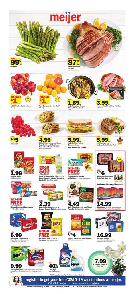 Meijer (MI) Weekly Ad Flyer March 21 to March 27