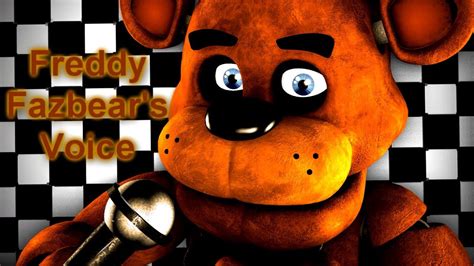 Fnaf Sfm Freddys Voice By David Near Youtube