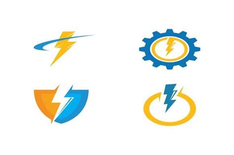 Thunderbolt Logo Icon Vector Design Graphic by juliochaniago55 · Creative Fabrica