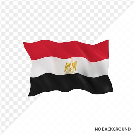 Premium Psd Egypt Flag