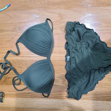 Swim Olive Green Bikini Set Poshmark