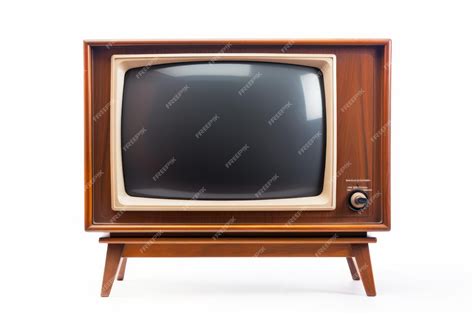 Premium Ai Image A Single Television Isolated On White Background