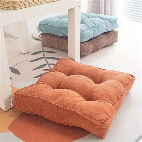 Patio Chair Pads Cushions Square Floor Pillows Pad Outdoor Temu