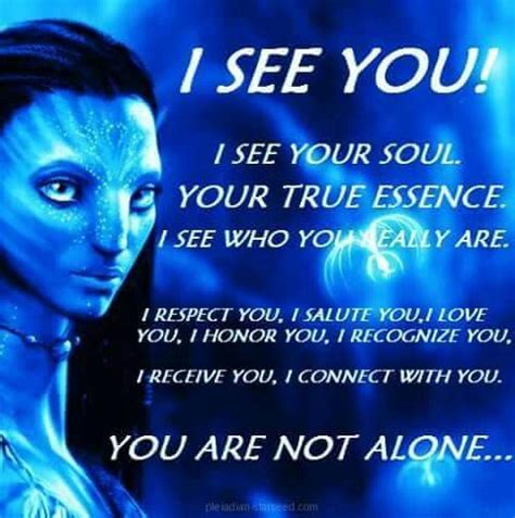 Avatar I See You Seeing You Quotes Avatar Quotes I Respect You