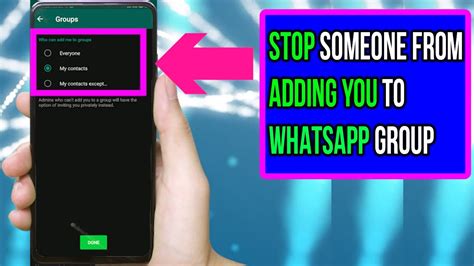 How To Stop Someone From Adding You To Whatsapp Group Stop People From Adding You To Whatsapp