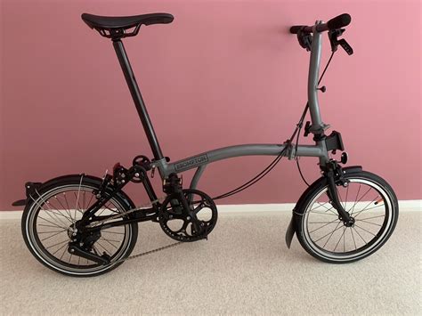 Brompton P Line Urban Low Handlebar Speed Storm Grey Metallic