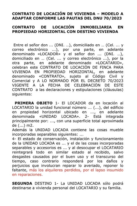 Nuevos Contratos De Alquileres Los Detalles De Cómo Se Pactan Y Qué Plazos Y Tipos De Ajuste Se